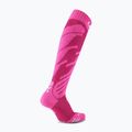 Детски скиорски чорапи UYN Junior Ski pink 2