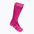 Детски скиорски чорапи UYN Junior Ski pink