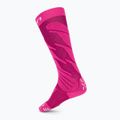 Детски скиорски чорапи UYN Junior Ski pink 2