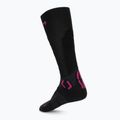 Дамски скиорски чорапи UYN Ski Touring One Bio black/pink yarrow 2