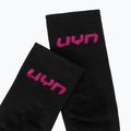 Дамски скиорски чорапи UYN Ski Touring One Bio black/pink yarrow 4