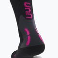 Дамски скиорски чорапи UYN Ski One Alpine Merino black/pink 7