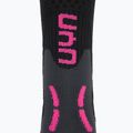 Дамски скиорски чорапи UYN Ski One Alpine Merino black/pink 3
