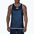 Мъжки двустранен потник Leone Double Face Boxing Singlet син/червен AB214