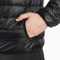 Мъжко яке EA7 Emporio Armani Train Core ID Down Light Hoodie black/gold logo 4