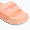 Дамски джапанки U.S. Polo Assn. AMAMI009A samon/pink/white 7