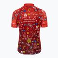 Детска колоездачна фланелка Alé Maglia Mc Vibes червена L22228405 2