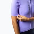 Дамско колоездачно трико Alé Color Block lilac 4