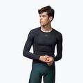 Мъжка фланелка за колоездене Alé Merino LS nero/black