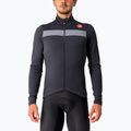 Мъжки суитшърт за колоездене Castelli Puro 3 FZ light black/silver reflex