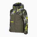 Детско скиорско яке CMP 36W0714P Fix Hood olive/acido 2