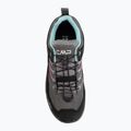 Детски обувки за трекинг CMP Rigel 2.0 Low Waterproof grey/acquarius/pink fluo 5
