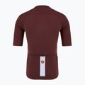 Мъжко колоездачно трико Castelli Prologo Lite deep bordeaux/ silver gray 2