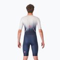 Мъжки костюм за колоездене Castelli Core Tri belgian blue/white 3
