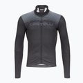 Мъжка блуза с дълъг ръкав за колоездене Castelli Apice Thermal dark grey/smoky grey/silver grey