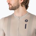 Мъжка тениска за колоездене Castelli Drittone Logo clay/belgian blue 4