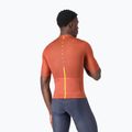 Мъжка тениска за колоездене Castelli Drittone Logo paprika/mango mojito 2
