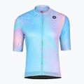 Дамска тениска за колоездене Castelli Cosmic Vortex multicolor pink green