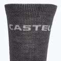 Мъжки чорапи Castelli Castelli Logo 18 Merino Sock silver gray/dark gray 3