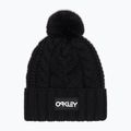 Зимна шапка Oakley Harper Pom Beanie black/white logo