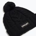Зимна шапка Oakley Harper Pom Beanie black/white logo 2