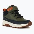 Младежки обувки Geox Flexyper Plus military/orange 8