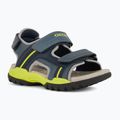 Младежки сандали Geox Borealis avio/lime 8