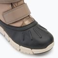 Младежки ботуши за сняг Geox Flexyper ABX dark beige/black 7