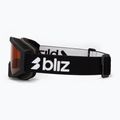 Детски скиорски очила Bliz Liner Jr matte black/orange 4