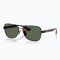 Слънчеви очила Ray-Ban Rb8336M Scuderia matt black/dark green 4