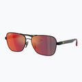 Слънчеви очила Ray-Ban Rb8336M Scuderia matt black/dark grey mirror blue/red 4