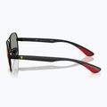 Слънчеви очила Ray-Ban Rb8336M Scuderia matt black/dark grey mirror blue/red 6