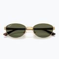 Слънчеви очила Ray-Ban RB3774D arista gold/dark green polarized 3