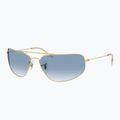 Слънчеви очила Ray-Ban RB3780 arista gold/transparent blue gradient 3