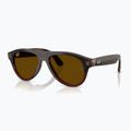 Очила с камера Ray-Ban Meta Aviator transp. umber/trs jade 8