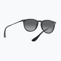 Слънчеви очила Ray-Ban Erika matt black/grey 6