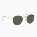 Слънчеви очила Ray-Ban Round Metal gold/green g-15