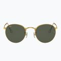 Слънчеви очила Ray-Ban Round Metal gold/green g-15 2