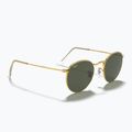 Слънчеви очила Ray-Ban Round Metal gold/green g-15 4