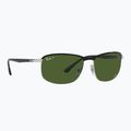 Слънчеви очила Ray-Ban Rb3671 Polarized+ Lenses black silver/dark green polarized+
