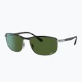 Слънчеви очила Ray-Ban Rb3671 Polarized+ Lenses black silver/dark green polarized+ 4