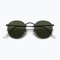 Слънчеви очила Ray-Ban Round Metal black/green g-15 3