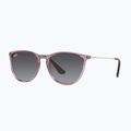 Детски слънчеви очила Ray-Ban Erika transparent violet/grey gradient 4