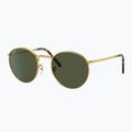 Слънчеви очила Ray-Ban New Round gold/green 4