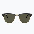 Слънчеви очила Ray-Ban Clubmaster Classic black/gold/green g-15 2