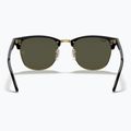 Слънчеви очила Ray-Ban Clubmaster Classic black/gold/green g-15 5