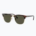 Слънчеви очила Ray-Ban Clubmaster Classic tortoiseshell/gold/green g-15 4