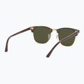 Слънчеви очила Ray-Ban Clubmaster Classic tortoiseshell/gold/green g-15 6