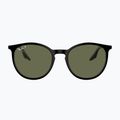 Слънчеви очила Ray-Ban RB2204 transparent black/green polarized 2