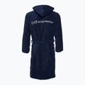 EA7 Emporio Armani Water Sports Core blu navy/ bianco Халат за баня 2